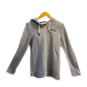 💕 Women’s Vineyard Vines long sleeve blue/white striped hooded pullover